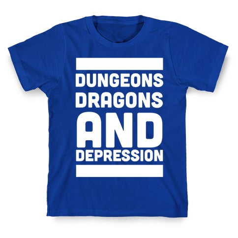 Dungeons, Dragons and Depression  T-Shirt